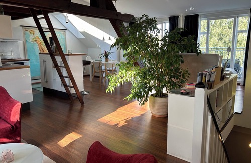 Gete Appartement | Studio sur le toit dans le centre de Geteviertel