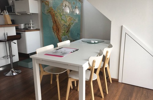 Gete Appartement | Studio sur le toit dans le centre de Geteviertel