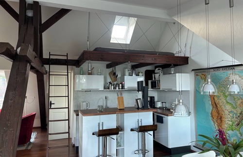 Gete Appartement | Studio sur le toit dans le centre de Geteviertel