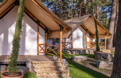 Zutendaal Location De VR | Attractive Tent Lodge Maastricht at 16 km