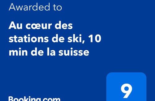 Damprichard Appartement | Au cœur des stations de ski, 10 min de la suisse