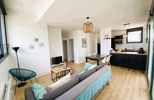 Mimizan-Plage Appartement | Appartement de rêve à deux pas de la plage,Terrasse A12 3*