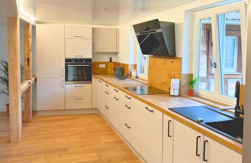 Steinbrunn-le-Bas Appartement | Au Soleil: Grand appartement chaleureux