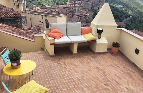 Sermoneta Appartement | Maison médiévale Aurora - Il Granaio