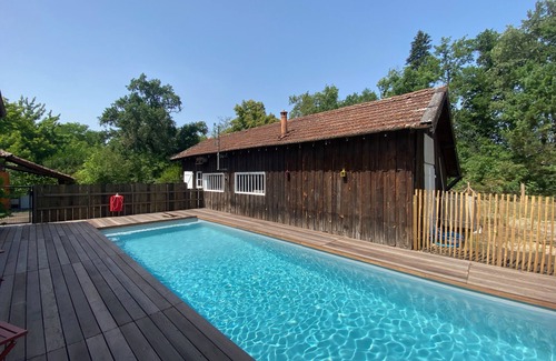 Lue Villa | Authentique villa de 240 M2 du XIX e siècle, piscine privée, 15 mn de Mimizan.