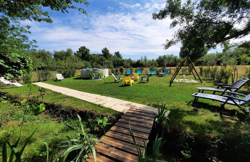 Aubord Villa | "Aux Prés des Lones"® maison petite Camargue, clim, piscine, idéalement située