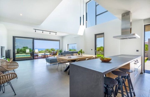 Pyrgos Psilonerou Villa | Avra Villa, Pirgos-villas , Heated pool , wonderful sea view