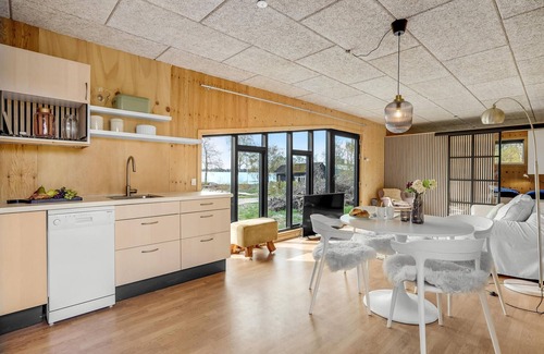 Sunds Maison | Superbe maison à Sunds avec vue sur le.