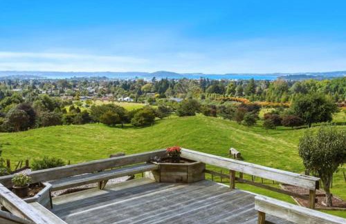 Rotorua Maison | Aww Sheep-Uninterrupted Panoramic View with Spa