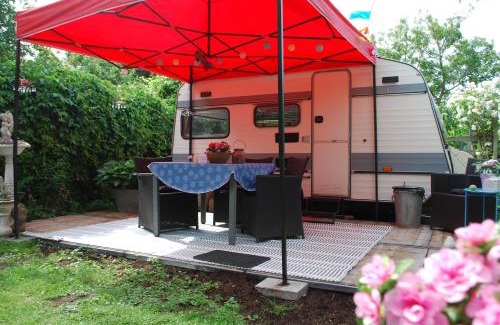 Municipality of Molenlanden Lit Et Petit-Déjeuner | B&B Öland Caravan "Juf Jansen"