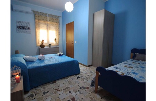 Agrigento Lit Et Petit-Déjeuner | B & B VISTAMARE à Agrigente! CHAMBRE BLEU