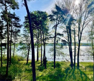 Bad Saarow Appartement | Bad Seerose mit Seeblick, Dachterrasse, Pool und Sauna