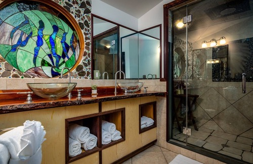 Ithaca Maison | Balloon Room, with artistic inlaid stonework