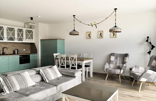 Leba Appartement | Baltic coast, quiet location in Grune, spacious, modern apartment