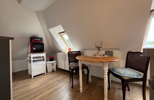 Biendorf Appartement | Baltic Sea vacation apartment 1-left / maisonette / upper floor with balcony - FeWo's am Gutshaus