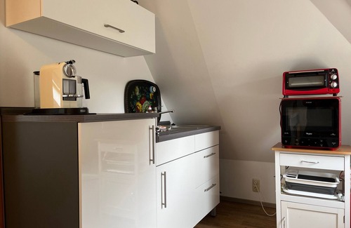 Biendorf Appartement | Baltic Sea vacation apartment 1-left / maisonette / upper floor with balcony - FeWo's am Gutshaus