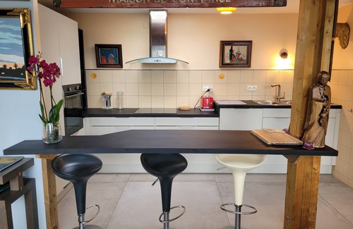 Arzano Maison | LES BANANIERS. Maison climatisée, plain-pied, SPA dans jardin sans vis à vis 5 *
