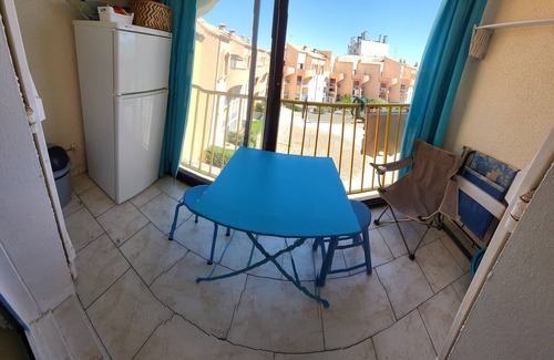 Saint-Hippolyte Appartement | Le BARCARES. Res. le "Palm Beach" à 50 mètres de la Grande Plage.