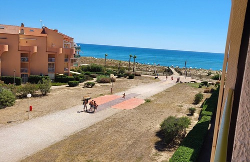 Saint-Hippolyte Appartement | Le BARCARES. Res. le "Palm Beach" à 50 mètres de la Grande Plage.