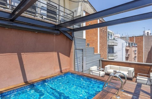 el Fort Pienc Appartement | Appartement Quartier Gothique avec Piscine pour 8