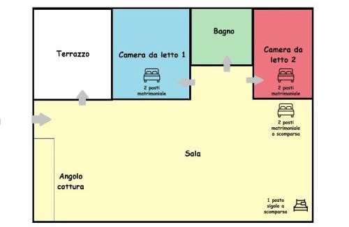 Bardonecchia Appartement | Bardonecchia 3-room Apartment - Frejus Palace