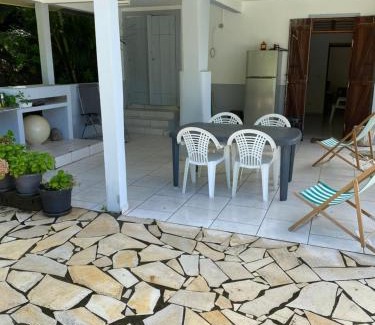 Bouillante Appartement | Bas de villa Courbaril