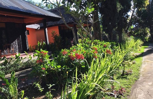 Toya Bungkah Maison | Batur Sunrise Guesthouse ~ Bungalow avec vue sur le jardin