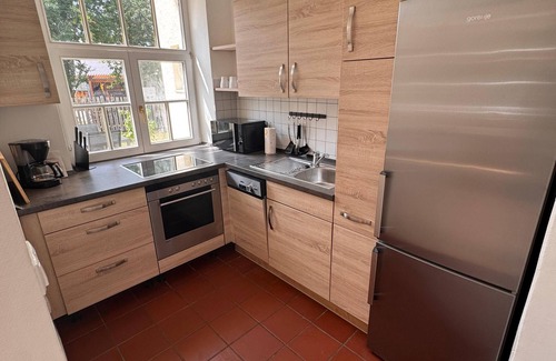 Geisenfeld Appartement | Bavaria Home: Studio with terrace - Parking - Kitchen