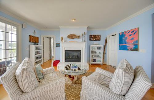 White Stone Maison | Bayfront White Stone Escape with Private Beach!