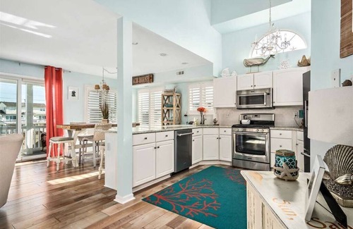 Townsend's Inlet Maison | Bayfront, A / C, Internet, TV, Grill, Terrasse extérieure, Parking