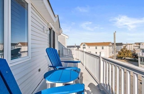 Townsend's Inlet Maison | Bayfront, A / C, Internet, TV, Grill, Terrasse extérieure, Parking