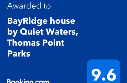 Hillsmere Shores Appartement | BayRidge house by Quiet Waters, Thomas Point Parks
