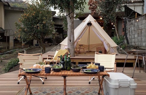 Miyakami Hôtel | BBQ and glamping on a large deck An inn where you / Ashigarashimo-gun Kanagawa