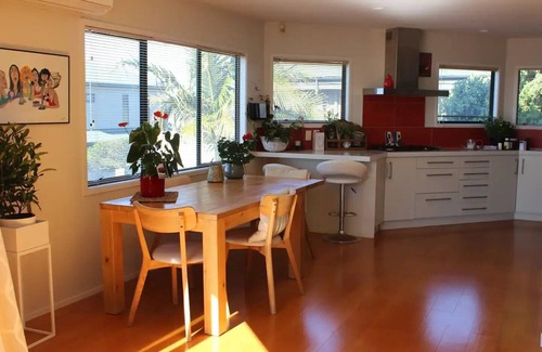 Mount Maunganui Maison | Beach access across road. Safe Patrolled beach. All day sun. Relaxed Vibe.