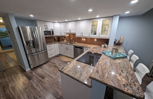 Ship Bottom Maison | Beach block 2 bed/2.1 bath TownHome with heated pool.