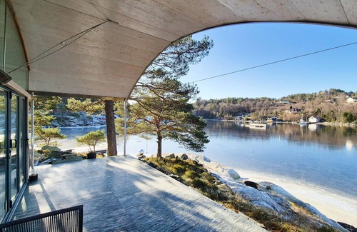 Sveio Maison | Maison en bord de mer à Sveio avec WiFi