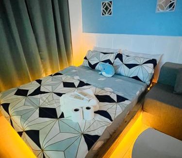San Fernando Appartement | Beach Vibe Condo with PS4, Mini Karaoke, Board Games in Azure North San Fernando Pampanga