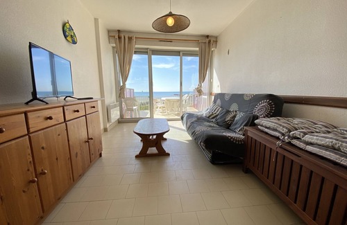 Carnon-Plage Appartement | Duplex F3 en bord de plage, 6 couchages, Carnon - Animaux admis, Wifi, parking privé