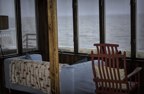 Prime Hook Beach Maison | Le chalet jaune! Sur la baie du Delaware, retour au refuge faunique!