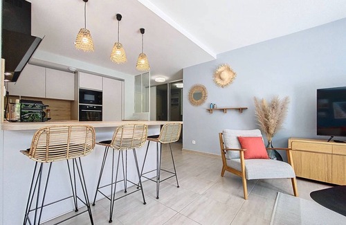 Les Lecques Appartement | Appartement Standing avec Terrasse, Piscine et Accès Plage, 2 Chambres, Climatisé, Parking, PMR