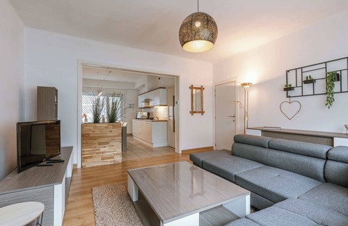 Stene Appartement | Modern Beachside Getaway | Balcony | Family