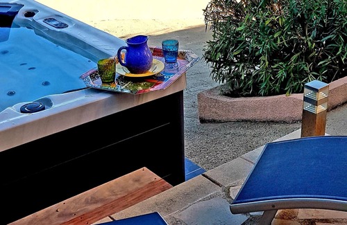 Sisco Maison | BEAU F2 80M2 VUE MER FEERIQUE SPA 6 PL PRIVATIF SANS VIS A VIS TERRASSE SOLARIUM