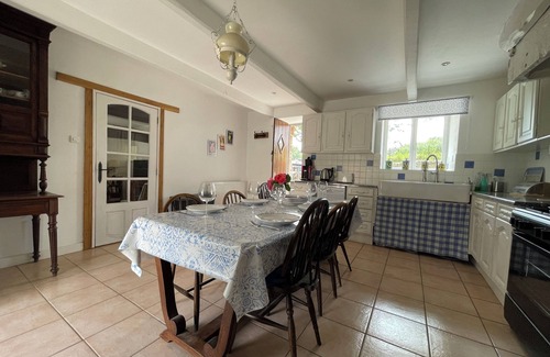 Montjoie-Saint-Martin Maison | Beautiful 3 bedroom barn conversion in a rural hamlet near Saint James Normandy