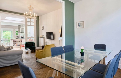 Lambersart Appartement | Maison avec jardin 8p 4ch ! 3 min de Lille.