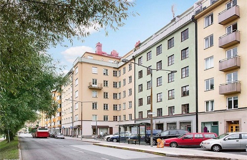 Kungsholmen Appartement | Bel appartement de 2 chambres avec balcon face à l'eau