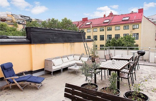 Kungsholmen Appartement | Bel appartement de 2 chambres avec balcon face à l'eau