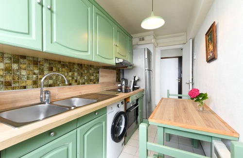Beaulieu-sur-Mer Appartement | BEAU 2 P 63 m2 MAGNIFIQUE VUE MER -WI FI CLIM- 7 MN A PIED GARE. COMM .PLAGE