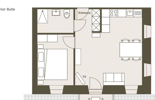 Nussbaumen Appartement | Beautiful apartment for 2 guests with WIFI, TV, balcony and pets allowed
