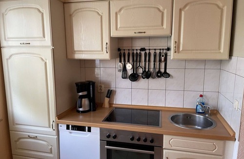 Dobbertin Maison | Confortable appartement dans une maison de vacances avec TV, terrasse, animaux admis et parking