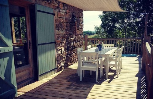 Espinas Maison | Superbe grange, vue plein sud, piscine exclusive, près de Saint Antonin Noble Val